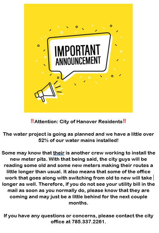 City Water Project City of Hanover