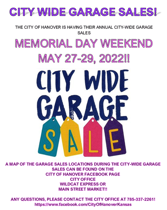 City Wide Garage Sale City of Hanover